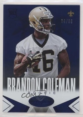 2014 Certified Blue /99 Brandon Coleman #105 Rookie RC - Image 1 of 2