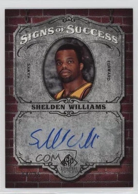 2006 SP Signature Edition Signs of Success /25 Shelden Williams Rookie Auto RC - Image 1 of 2