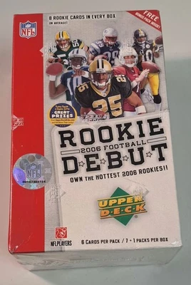 2006 Upper Deck Football Rookie Debut Blaster Box - Image 1 of 2