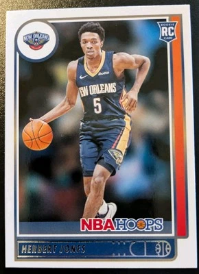 2021-22 Panini Hoops Basketball Herbert Jones Rookie #243 New Orleans Pelicans - Image 1 of 4