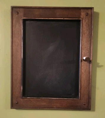 Handmade Painted Chalkboard rustic Wood Frame Farmhouse tiny ✋️holds chalk - Image 1 of 4