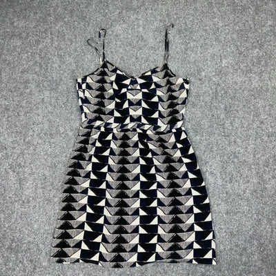 Vestido Madewell Para Mujer Talla 8 Negro Seda Sin Mangas Lydia Cami Informal Fecha Mini Foto 1 de 4