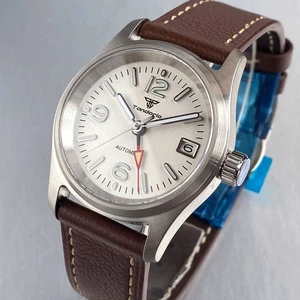 Reloj Automático 36mm Tandorio Pilot NH34 GMT Luminoso 200M Buceo Fecha Zafiro - Imagen 1 de 10