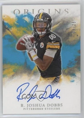 2017 Panini Origins Rookie Auto Turquoise /25 R Joshua Dobbs #RA-JD Auto RC - Image 1 of 2