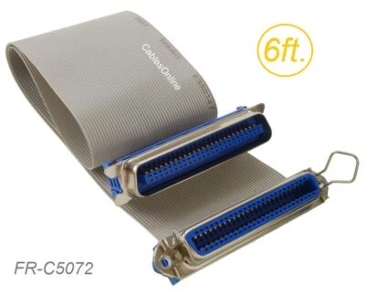 6ft. CN50 50-Pin Female to CN50 50-Pin Male Extension Ribbon Cable - Image 1 of 3