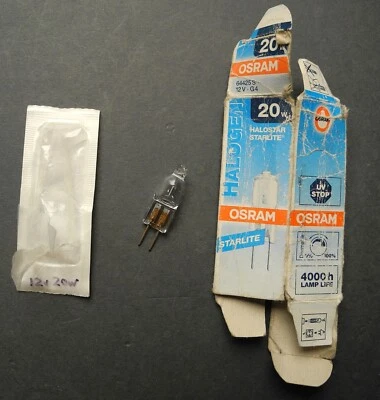 Osram Halogen G4 12v 20w Bulb 64425S - Image 1 of 2