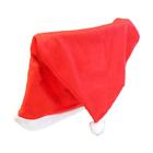 Christmas Cap Chair Covers Soft Chair Back Covers Red for Home Dinner Chair Back