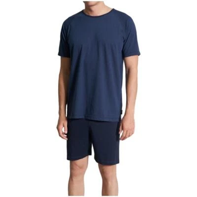 Ceceba Herren kurzer Schlafanzug Traveller Shorty Pyjama kurz Streifendesign - Bild 1 von 3