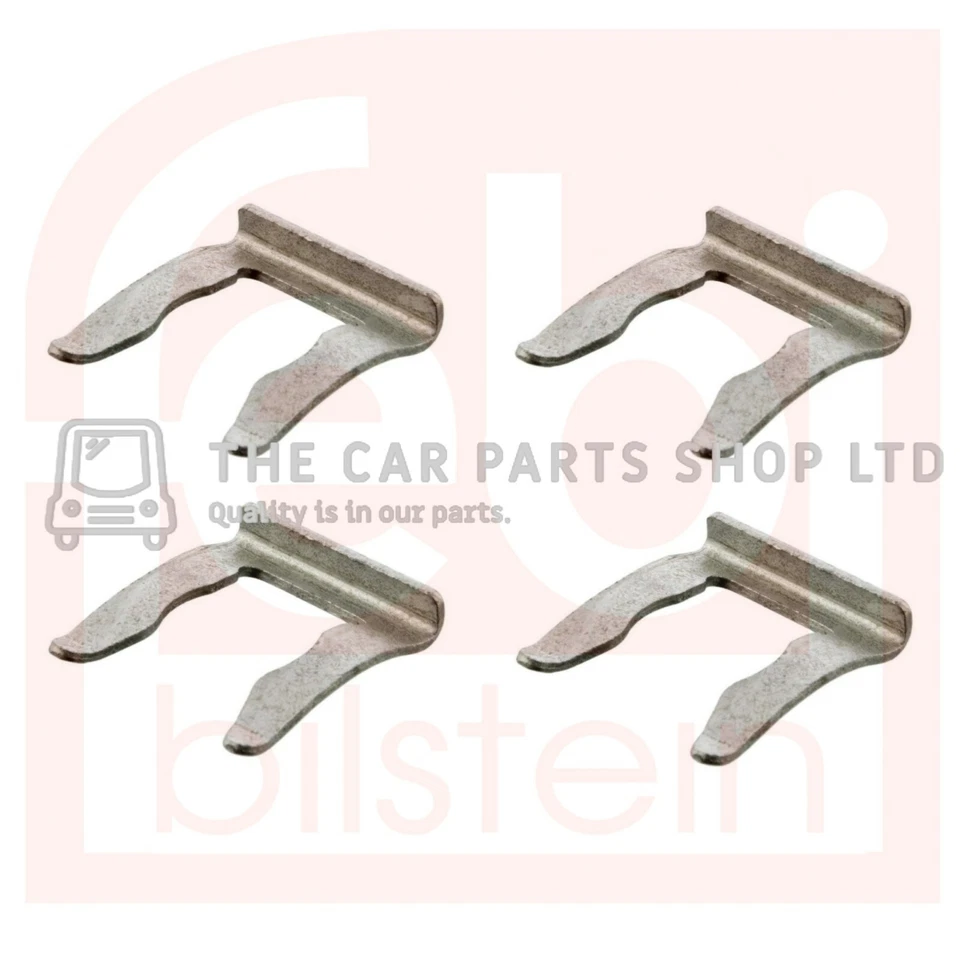 FITS SKODA RAPID SPACEBACK NH1 BRAKE HOSE RETAINING CLIPS BRAND NEW PACK OF 4 - Image 1 of 1