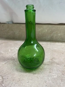 Vintage Royal Mint Sauce Bottle Green Glass READ - Picture 1 of 11