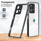 For Motorola MOTO Edge 40 Neo, Shockproof Hybrid Bumper Clear Crystal Cover Case
