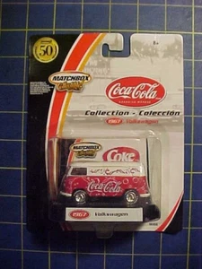 MATCHBOX 50TH ANIVERSARY COCA-COLA COLLECTION 1967 VOLKSWAGEN VAN! NIP  VW BUS - Picture 1 of 4