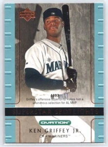 2002 Upper Deck Ovation Ken Griffey Jr. #96 SS Seattle Mariners - Picture 1 of 2