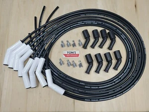 Ton's 42" 8mm Ceramic Spark Plug Wires LS / LT Coil kit LSX LS1 LS2 LS3 LQ9 45 - Picture 1 of 3