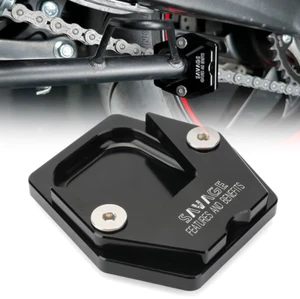 CNC Black Side Stand Kickstand Extension Plate For CFMOTO 450 CLC NK SR SRS SS - Foto 1 di 9