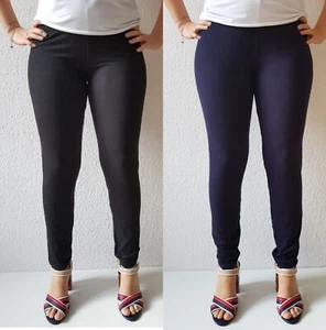 ÜBERGRÖßE GR 46-50 Damenhose Lang Leggins Hoher Bund Blickdicht Leggings Cotton - Bild 1 von 5