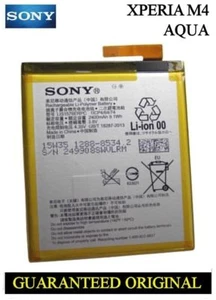 GENUINE BATTERY SONY XPERIA M4 AQUA E2303 E2306 Dual E2312 E2333 LIS1576ERPC - Picture 1 of 1