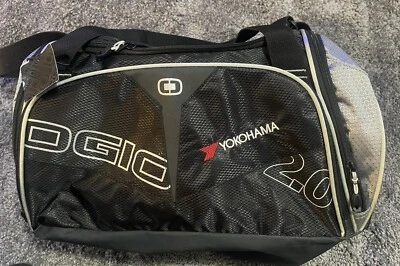 NEW OGIO YOKAHAMA Endurance 2.0 Duffle Bag Black Silver Shoulder Strap - Image 1 of 3