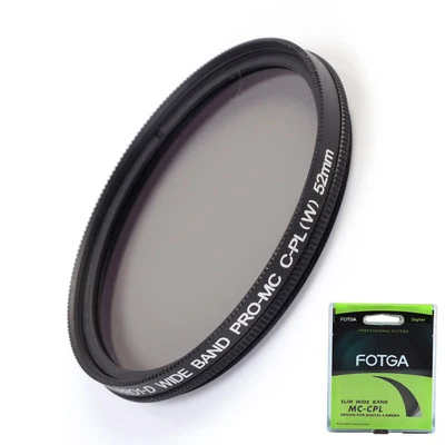 FOTGA 52mm Ultra Slim MC multi-coated Circular Polarizing Lens Filter CPL - Image 1 of 4