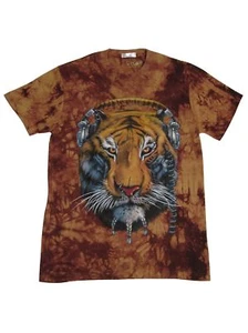 T-Shirt mit hochwertigem 3D Druck Motiv Disco Tiger - Picture 1 of 1