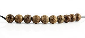 100 Stück Holzperlen 8 mm Schmuck herstellen Perlenband armband Ø 1 mm - Bild 1 von 1