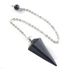 collier de guérison Pendule de sourcier en cristal de quartz (noir)