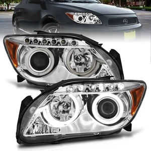 Fits SCION TC 05-10 PROJECTOR HEADLIGHTS Chrome w/ RX HALO Anzo 121120 - Picture 1 of 5