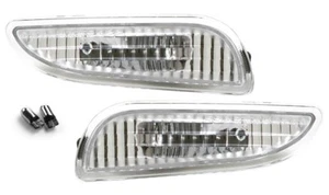 fits 03-09 MERCEDES CLK W209 CLEAR BUMPER LIGHTS CLK320 350 PAIR - Picture 1 of 1