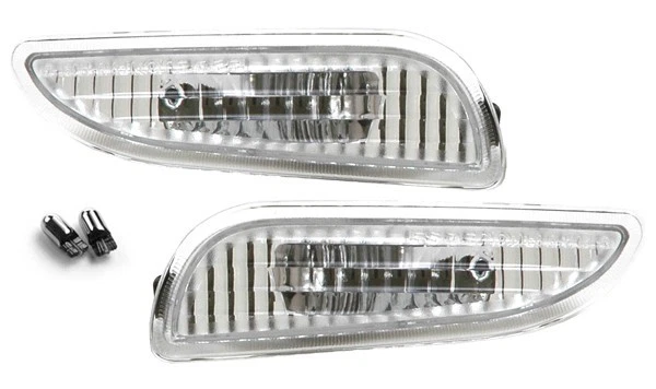 Compatível com 03-09 MERCEDES CLK W209 LUZES DE PARA-CHOQUE CLARAS CLK320 350 PARES - Imagem 1 de 1