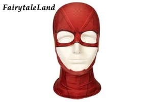 The Flash Cosplay Mask Barry Allen Helmet Hat Costume Accessory Props Halloween - Picture 1 of 8