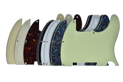 Tele Pickguard Blank Pickguard Scratch Plates 8 Holes Fit Esquire Various Colors