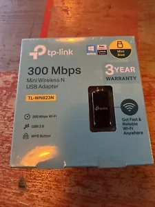 TP-LINK TL-WN823N Wi-Fi 300 Mbps USB Dongle 2.0, TP-Link Hardware version 3 - Picture 1 of 4