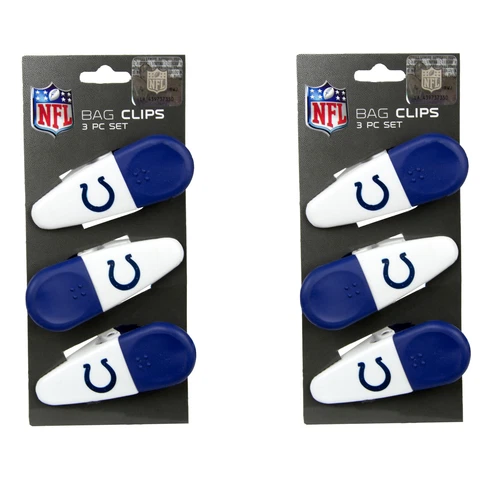 NFL Indianapolis Colts Magnetic Bag Clips, Set of 6 Cover