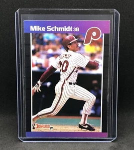 1989 Donruss - Mike Schmidt #193 *Denotes* Next to PERFORMANCE - Picture 1 of 2
