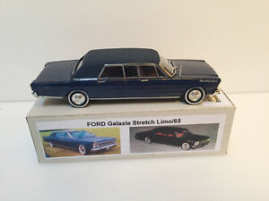 1/43 1966 Ford Galaxie 500 LTD Stretch Limousine blue Handmade by Vector-Models