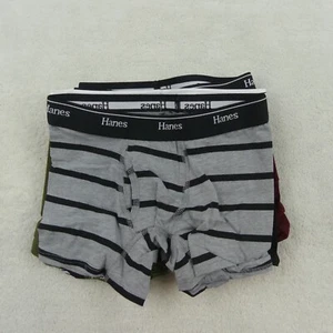 Hanes Underwear Boys Small Boxer Briefs Cotton Blend Originals 6 Pairs - Picture 1 of 9