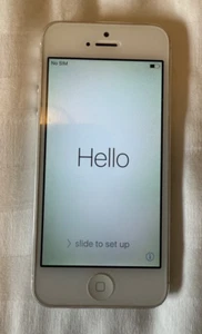 Apple iPhone 5, White & Silver (Unlocked & clean IMEI) in great working conditio - Picture 1 of 10