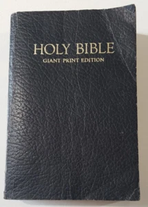 Holy Bible Giant Print Edition King James Version Red Letter Edition 1973 Nelson - Picture 1 of 10