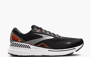 Size 10.5D NEW Brooks Adrenaline GTS 23 Mens Running Shoes Black Cushioned Run - Picture 1 of 6
