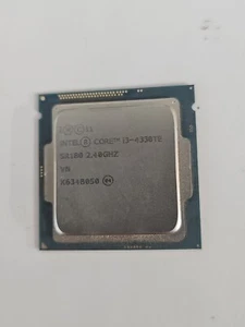Intel Core i3-4330TE 2.4GHZ 4MB Dual-Core Socket 1150 LGA1150 CPU SR180 - Picture 1 of 1