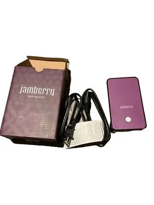 Jamberry Calentador de Uñas Secador Púrpura Negro Mini Ventilador Calefacción Manicura Funciona Usado en Excelente Condición Foto 1 de 4