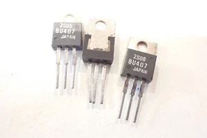SANYO BU407 TRANSISTOR TO220 3 CHIPS PER SALE - Picture 1 of 4