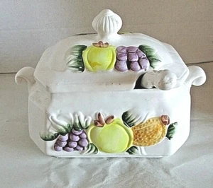 Covered Tureen or Vegetable Serving  Handled 8" Bowl With A Spoon - Picture 1 of 4