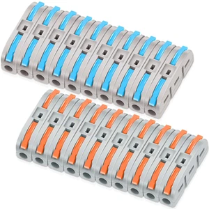 20 PCS Eugiichr Lever Wire Connectors – Quick Connect Nuts Inline Splices Push-I - Picture 1 of 12