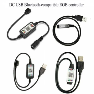 5V DC USB BT4.0 RGB LED Light remote Controller 5V 24V Mini Wireless - Picture 1 of 10