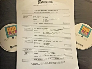 RADIO SHOW: STAR TRAK 4/6/87 CHICAGO PT 2 PROFILE w/9 HIT TUNES & INTERVIEWS - Imagen 1 de 1