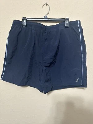 Bañador clásico Nautica azul marino para hombre talla grande Foto 1 de 4