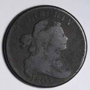 1803 Draped Bust Large Cent VG E111 SQLT - Picture 1 of 2