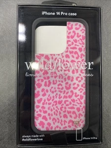 Wildflower Limited Edition Pink Leopard Phone Case For Iphone 14 Pro - Picture 1 of 2