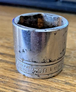 Snap-on FS301 3/8" Drive 15/16" SAE 6-point Shallow Chrome Socket - Picture 1 of 5